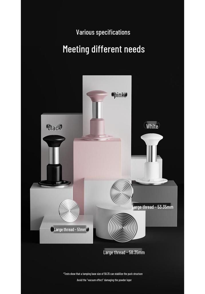 Bomber MHW Knight Impact Coffee Tamper with Click Sound - Universal 58mm