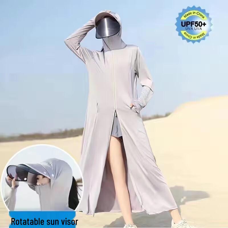 Unisex Langarm Eis Seide Sonnenschutz Einteiler