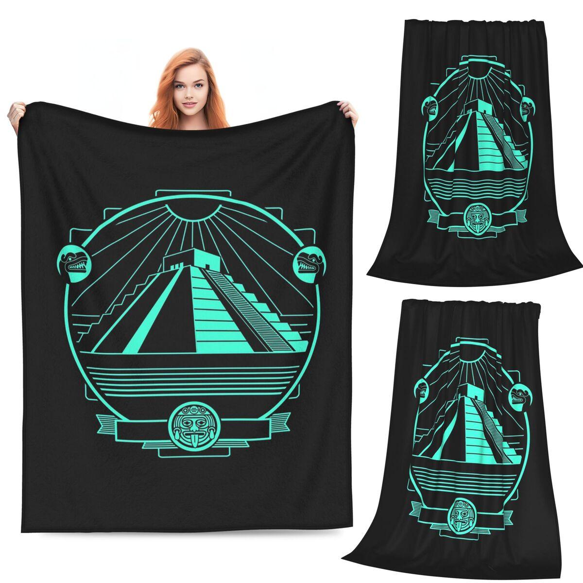 

Egyptian Gods Blanket Soft Warm Flannel Throw Blanket Bedding for Bed Living room Picnic Travel Home Sofa 80x120cm