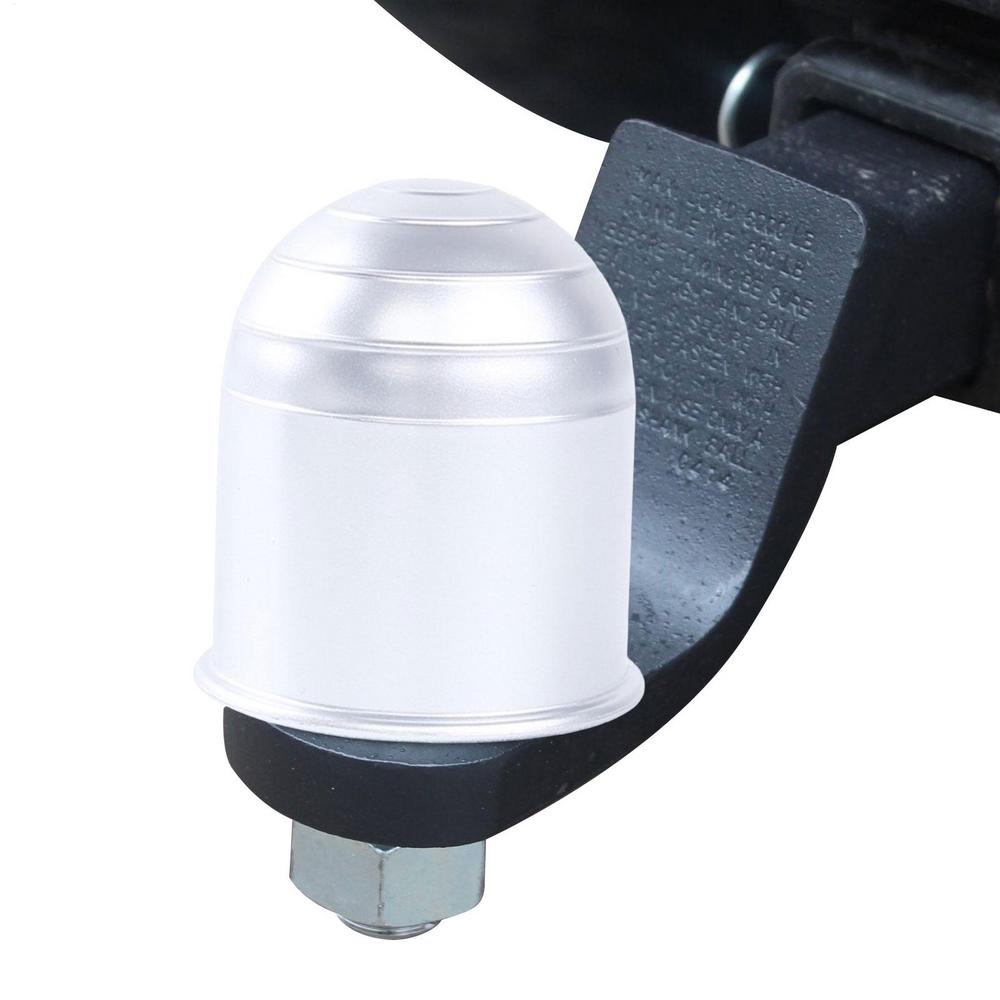 

50MM Tow Bar Ball Cover Cap Trailer Ball Cover Tow Bar Cap Universal Hitch Trailer Towball protector trailer RV Car Accessories серебряный
