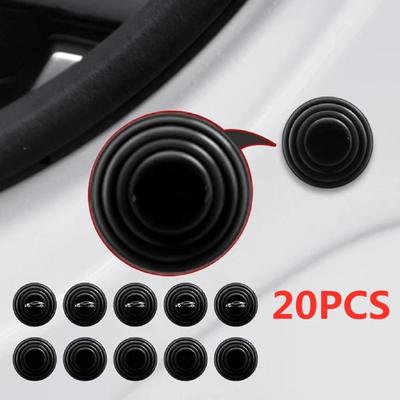 20Pcs Car Trunk Sound Insulation Pad Universal Car Door Shock Absorbing Gasket Shockproof Thickening