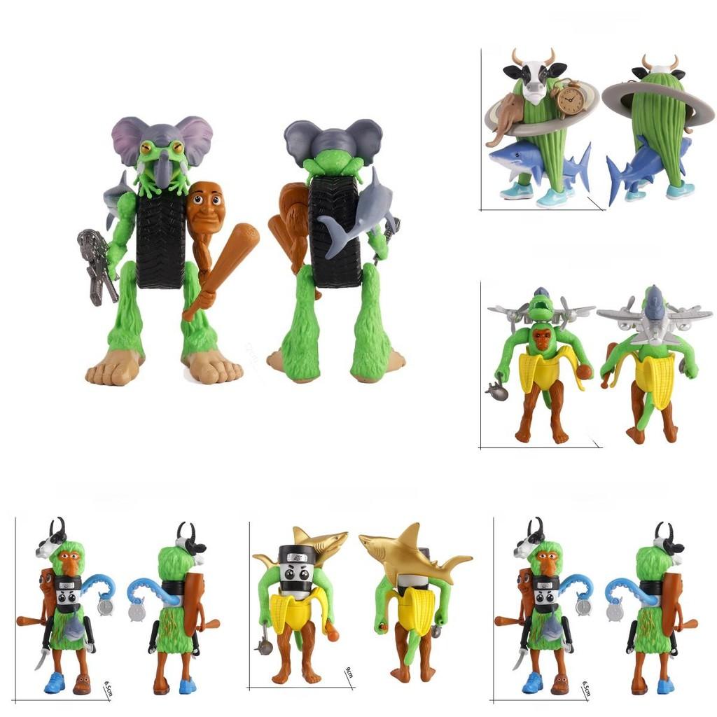 Sahur Tungtung Mountain Sea Fusion Pvc Statue Articulated Desk Decoration Shelf