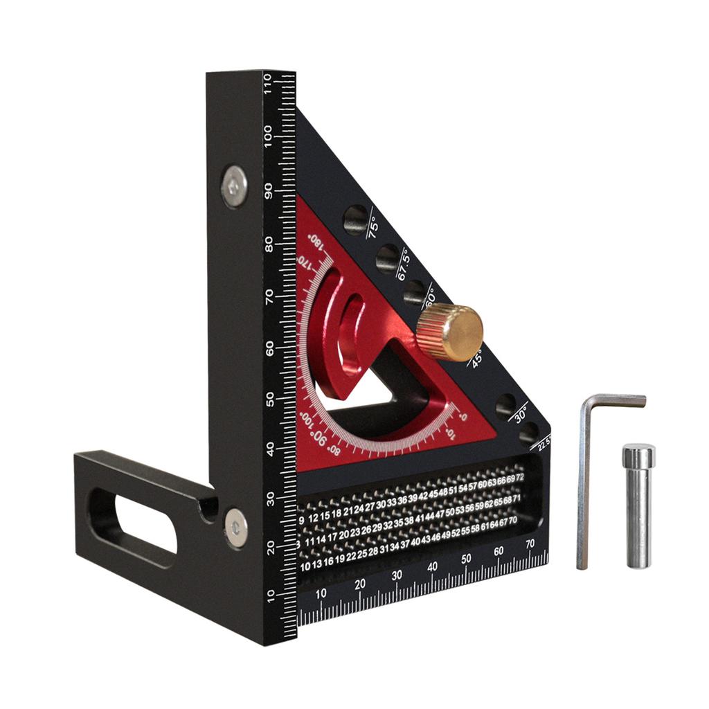 2-in-1 Upgraded Carpentry Set Square - with  Small Triangle Ruler - 3D Multi-Angle Carpentry Square Protractor With Angle Tool