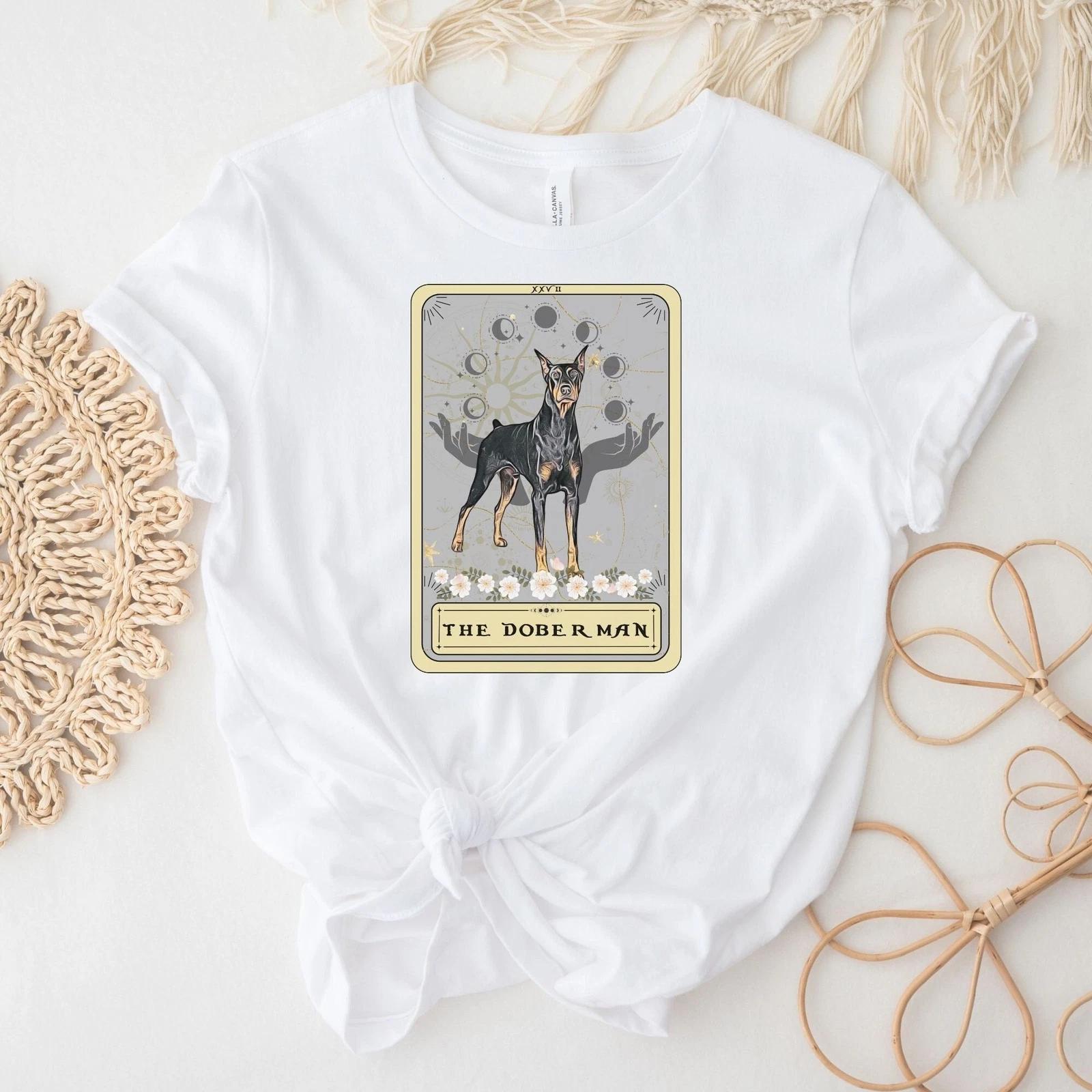 The Dobermann Dog Tarot Card Shirt 4XL