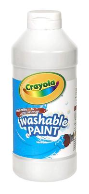 Crayola Μπουκαλάκι Χρώματος Λευκό Μονό Χρώμα Μπουκαλάκι που αφαιρείται εύκολα με νερό 473ml 201653 Γνήσιο Προϊόν