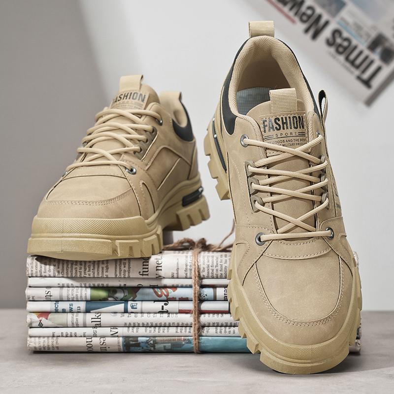 Men’s Sports Shoes Running Sneakers Students Jogging Shoes Black Outdoor Hiking Walking Shoes High Top Over Sized