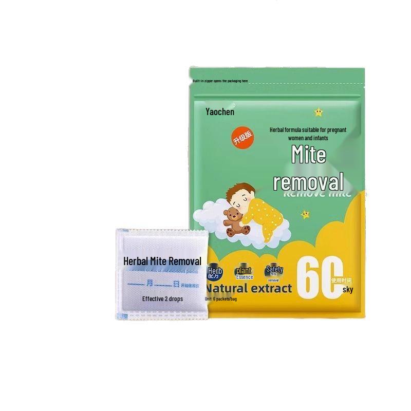 Herbal Anti-Mite Sachet for Dormitory Student Beds - No-Wash Mite Removal Solution