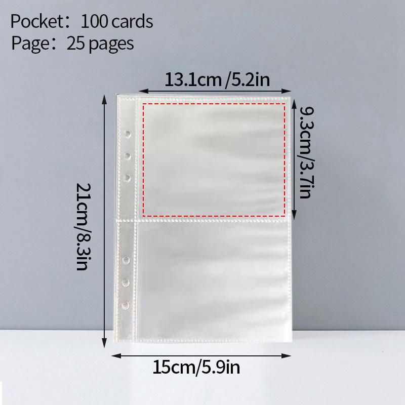 10/25pcs Kpop Binder Photocard Holder 4/5/9 Space Album Inner Pages Binder Collection Idol Cards Collect Book Picture Holder