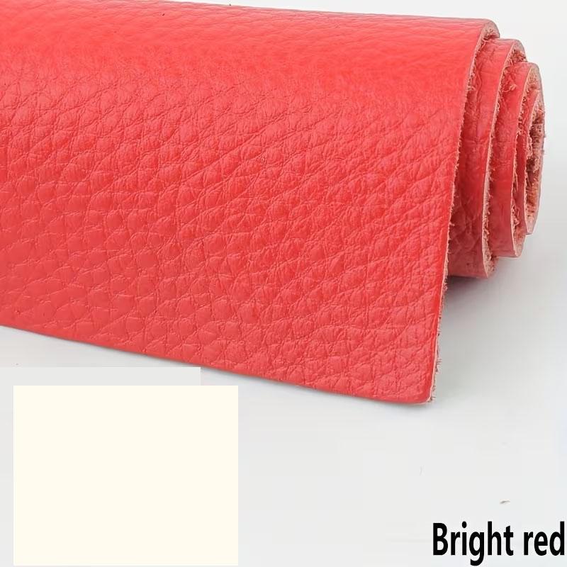 20 color head layer cowhide genuine leather material 1.5mm thickness lychee pattern genuine cowhide handmade DIY headboard sofa