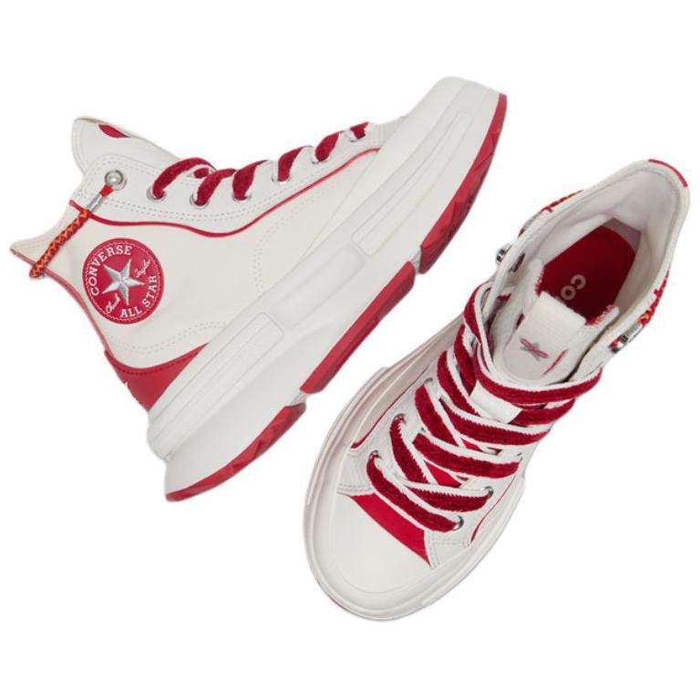 Converse Run Star Legacy CX Comfortable Versatile Durable High-Top Canvas Shoes Unisex Sneakers Light-Red A13346C