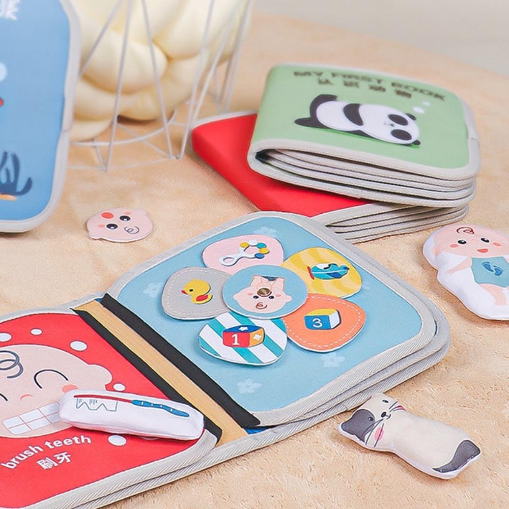 Soft Baby Cloth Book Stereoscopic Montessori Felt Cloth Book Busy Book Puzzle Felt Book  Kids Gifts