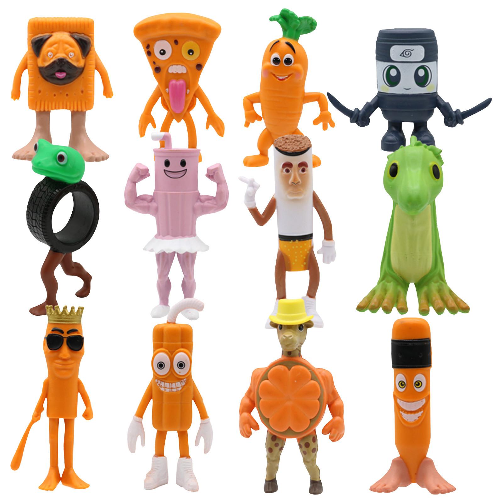 

Non-movable Doll Collection Version Scale Doll Desktop Ornaments With One Accessory One Size