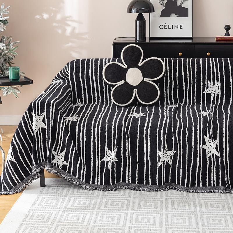 Chenille Sofa Towel Full Cover Cloth Ins Style All-Inclusive Light Luxury Sofa Cushion Four Seasons Universal Cushion Non-Slip Blanket Cover