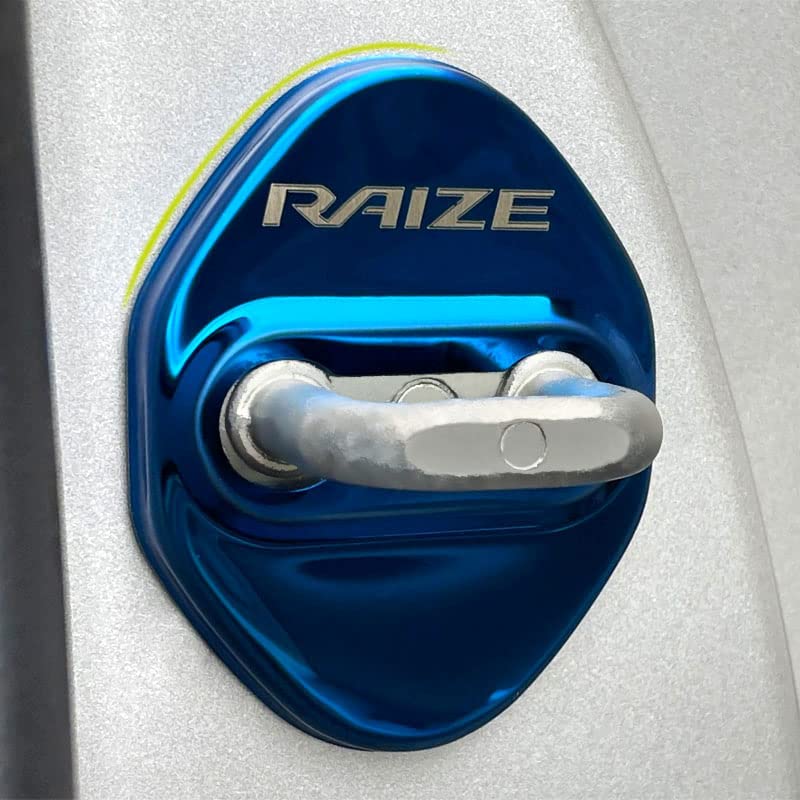 OKAYOHINN Toyota Rise Striker Cover Door Lock Cover Plated Accessories Interior Parts Mirror Surface Stainless Steel 4PCS Easy to Install New Mod