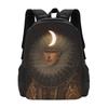 Mrs. Moon Bag Backpack For Men Women Girls Teenage Lady Royal Vintage Victorian Moon Surreal