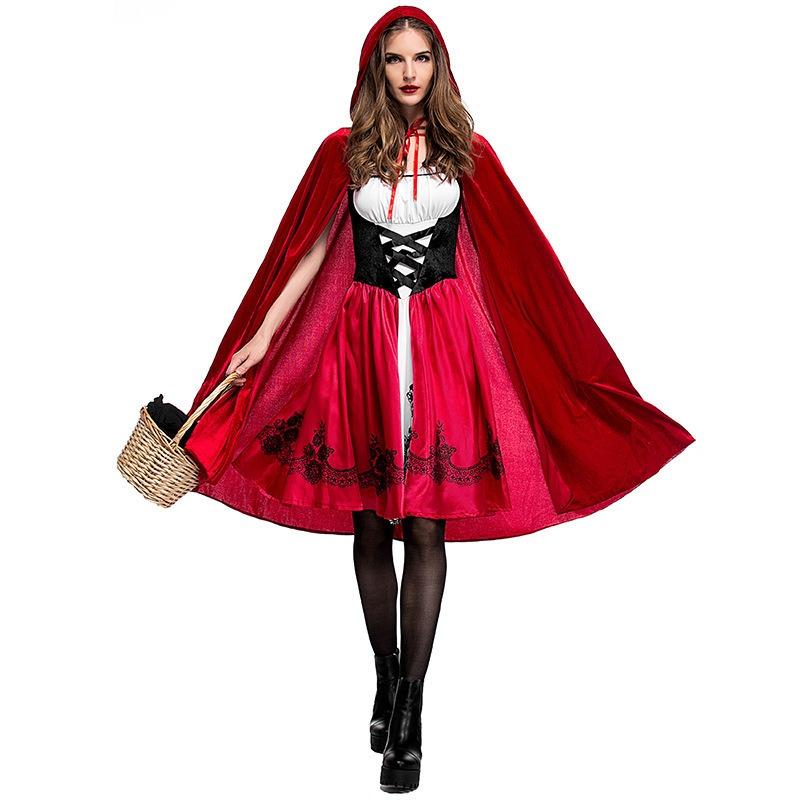 Little Red Riding Hood Costume Adult Cosplay Party Costume
