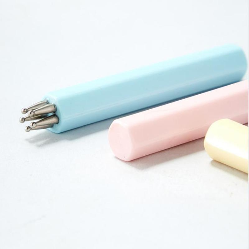 Diy Nail Art 5-Petal Dotting Tool Flower Creator 1.5Mm Fine Tip Rhinestone Pickers Manicure Nail Art Painting Tools Brushes