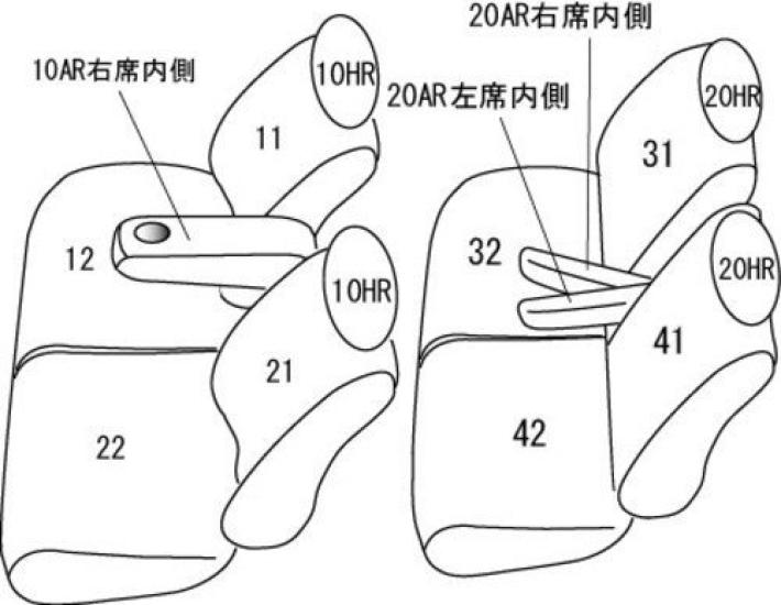 Clazzio Junior Seat Covers for N-BOX/N-BOX Custom, Black, EH-0323 [41EHG0323K]