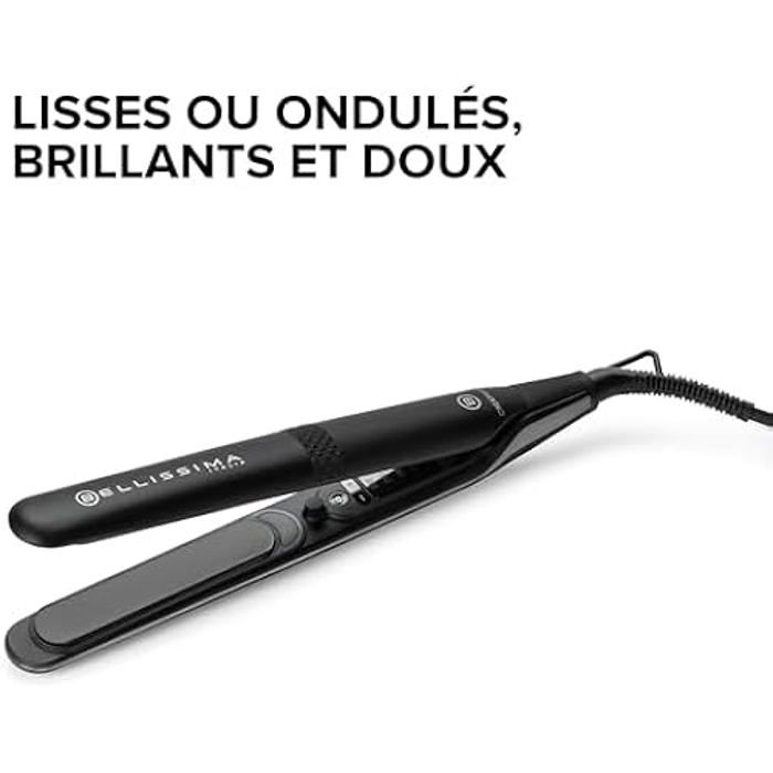 Straightener - Bellissima - Creativity - Ceramic Coating - 5 Adjustable Temperatures - Flexible Plates 110mm