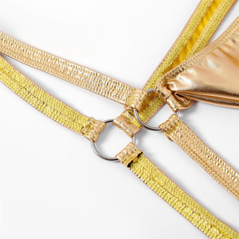 Herrenstring Herren Hüftunterhose Herren Spaß glänzendes Ringdesign Unterwäsche Herren