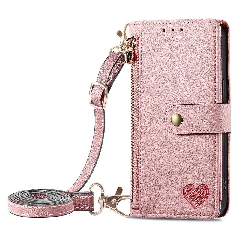 Leather Wallet Case For Samsung Galaxy A14 A24 A34 A54 A13 A23 A33 A53 A12 A22 A32 A52 A72 Coin Purse Cards Solt Holder Cover