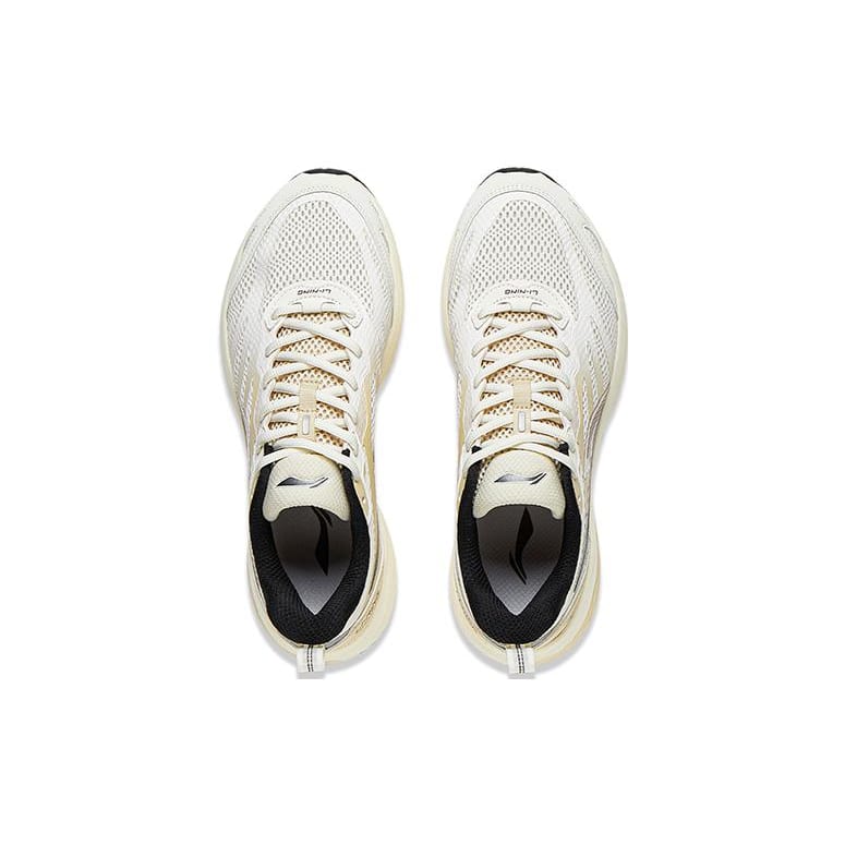 Li Ning Fuyao Low Top Running Shoes Men's White Yellow ARXT011-2