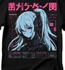Cyberpunk Anime Girl T-Shirt: Futuristic Robot Design