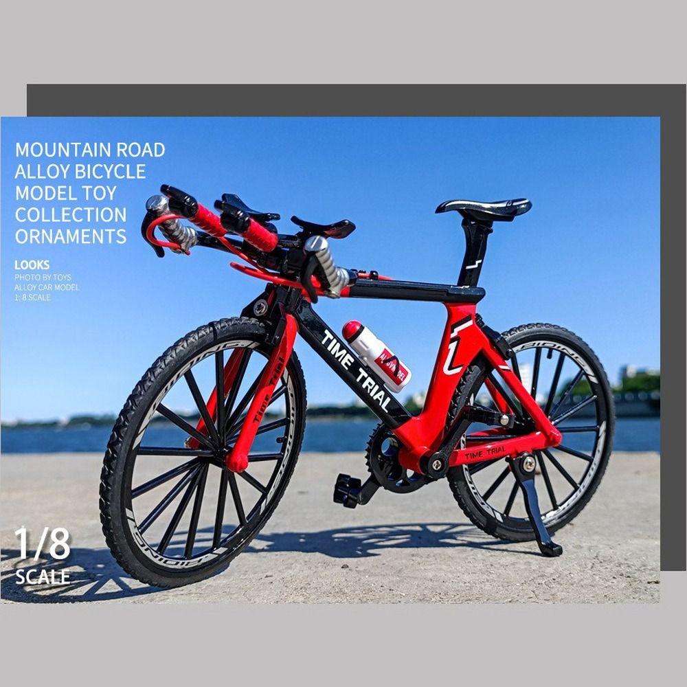 Ornament Mountain Bike Model Racing Simulation Bicycle Home Decoration Mini Bicycle  Children