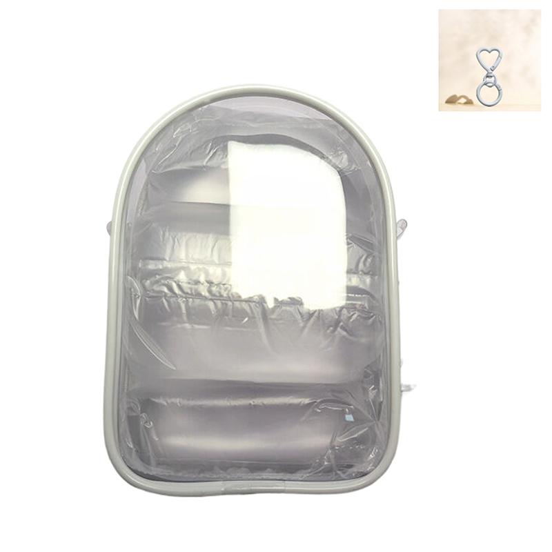 

Детская одежда Прозрачный пыленепроницаемый 15 см Защитный чехол, Сумка для прогулок Хранение Витрина белый