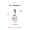 copper Eternal Love 3D Love Pendant Charm Bead Charms Bead Charms Compatible With Authentic Necklaces Bracelets Do It Yourself Gift Women Party