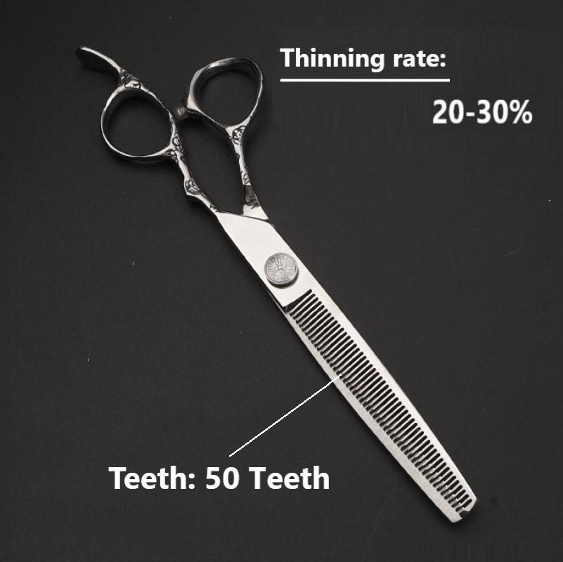 

7,5-дюймовые профессиональные парикмахерские ножницы с рисунком розы парикмахерские ножницы для укладки инструменты