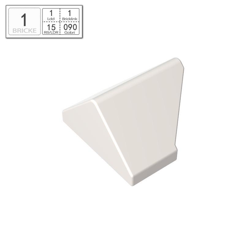 Brick Guest 1x2 Double Sloped Surface Brick, Compatible with LEGO 3049, Educational Building Toy for Kids. Piece