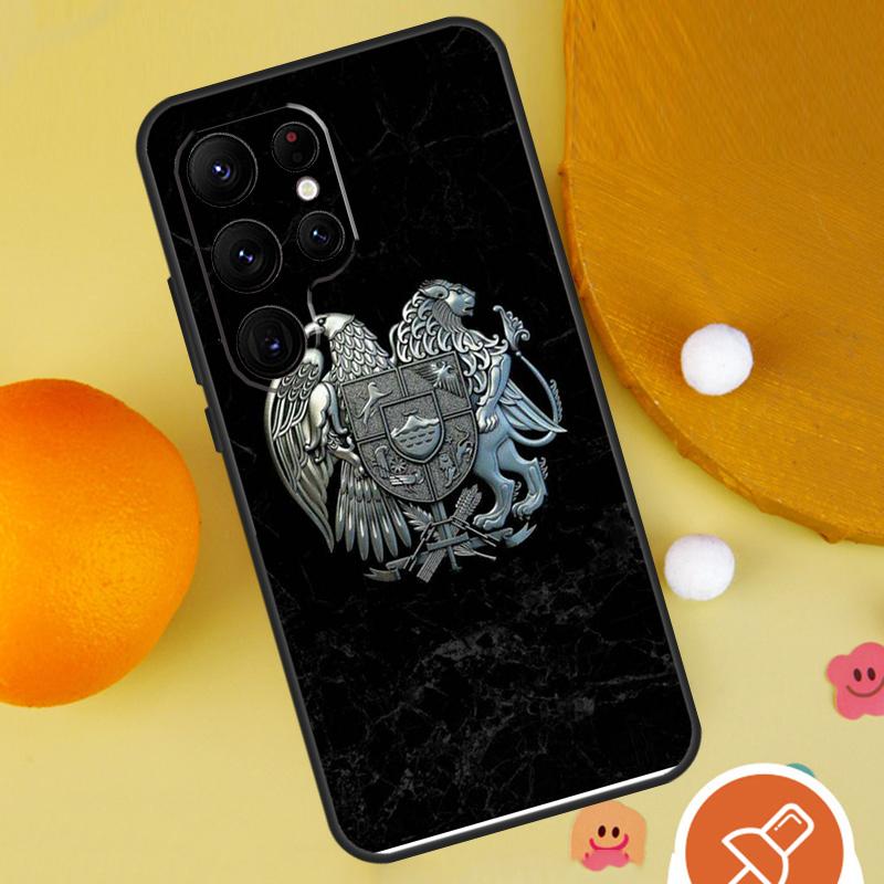 Armenia Armenian Flag Phone Case For Samsung Galaxy S25 Ultra S24 S23 S22 S21 Ultra S9 S10 Plus S20 FE Funda Cover