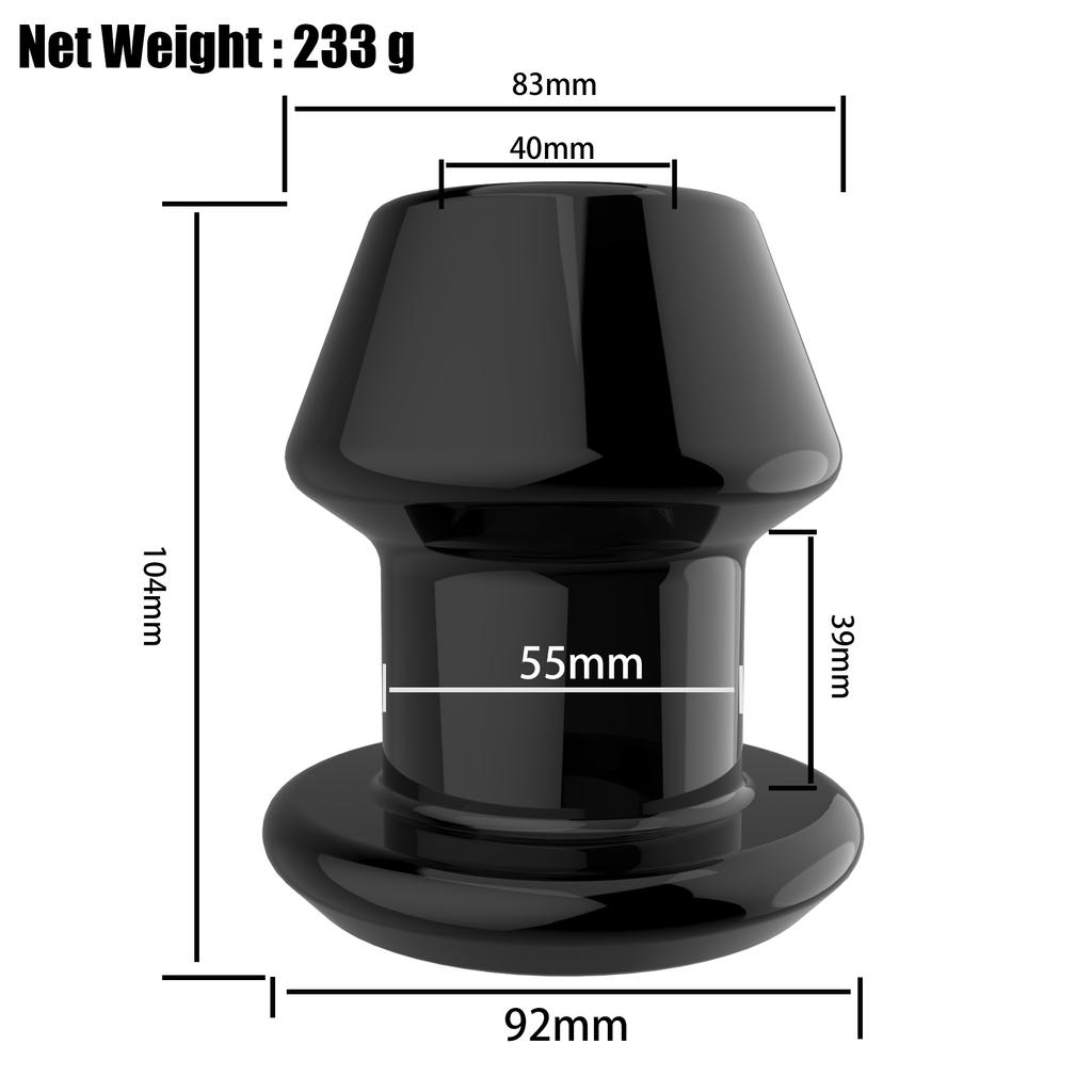 S-XL Silica Gel Hollow Anal Butt Plug Anus Dilator Enema Probe Expansion Sex Toys Adult Products