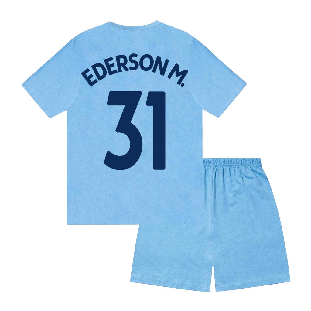 Manchester City FC Boys Ederson M. 31 Sublimated Short Pyjama Set