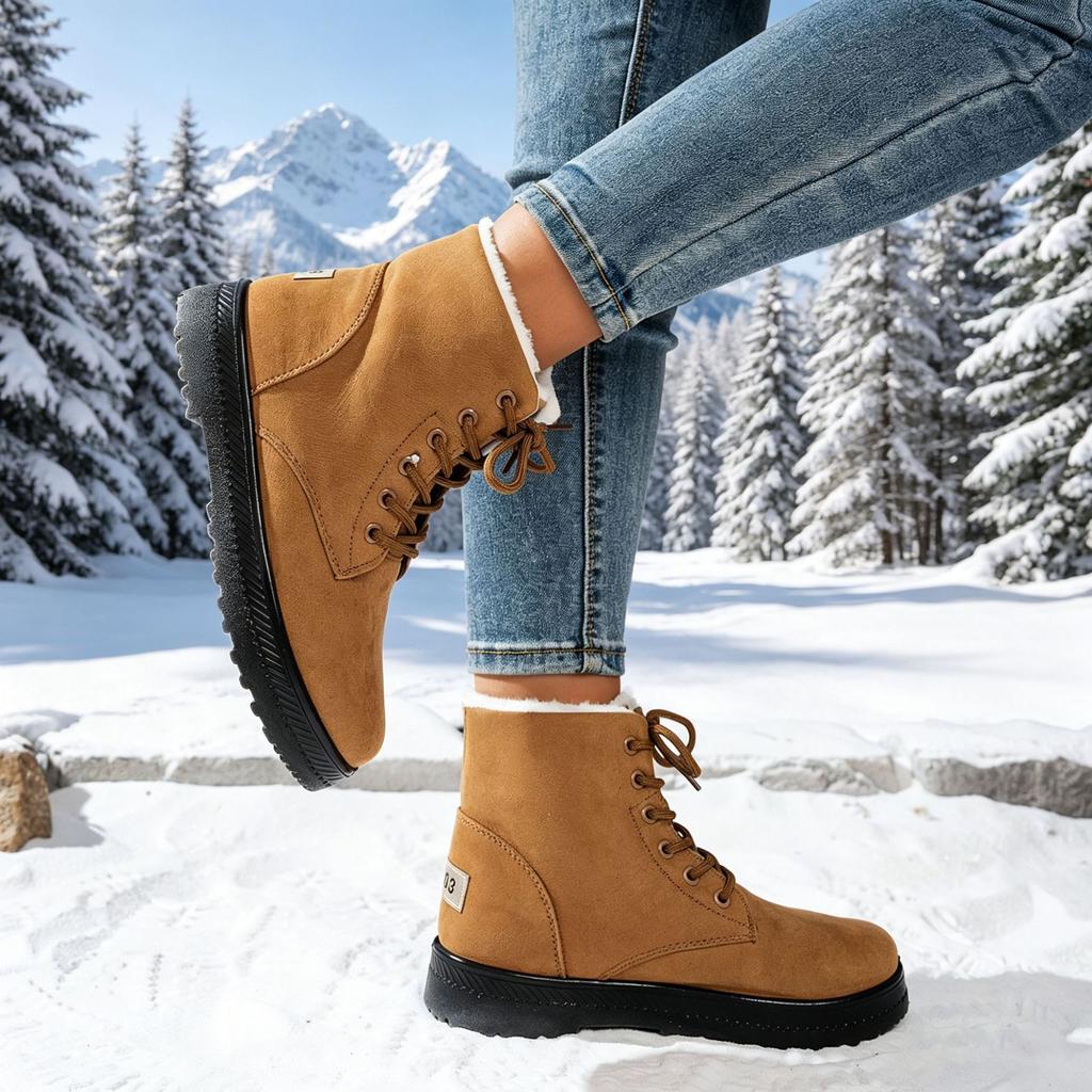 Winter Damen Schneestiefel Leicht und Rutschfest Warme Stiefel Outdoor Wanderschuhe