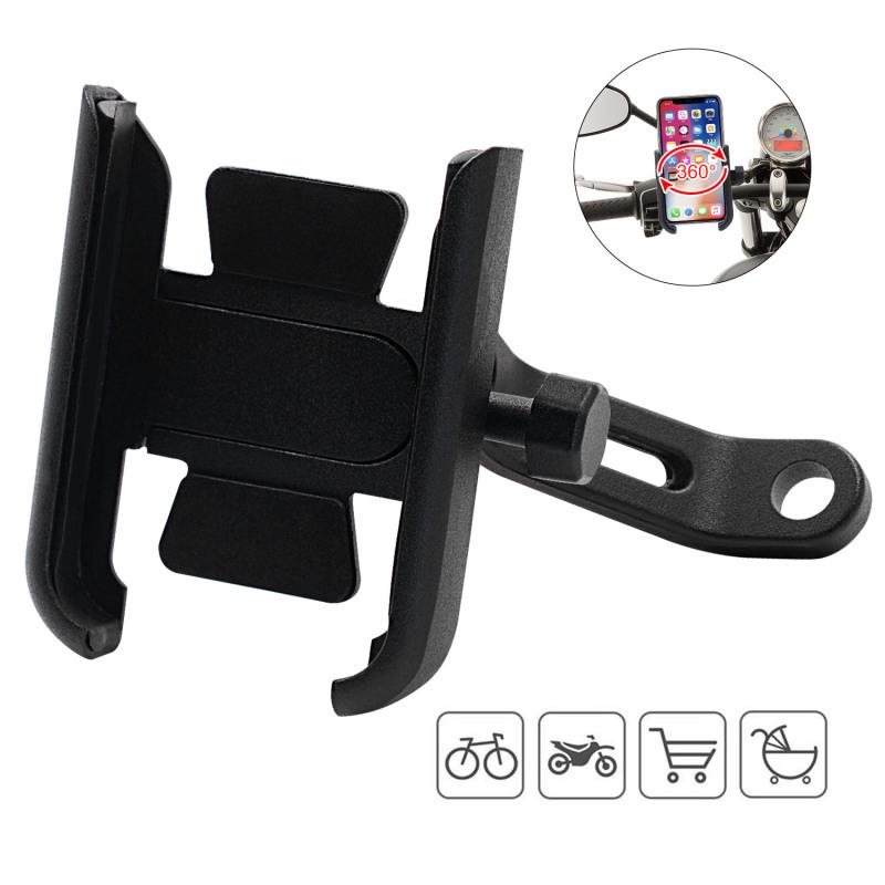 Rearview Mirror Bicycle Aluminum Alloy Mobile Phone Holder Motorcycle Navigation Bracket Mobile