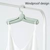 Mini Travel Foldable Closet Clothes Hanger Home Portable Windproof Non-Slip Rack