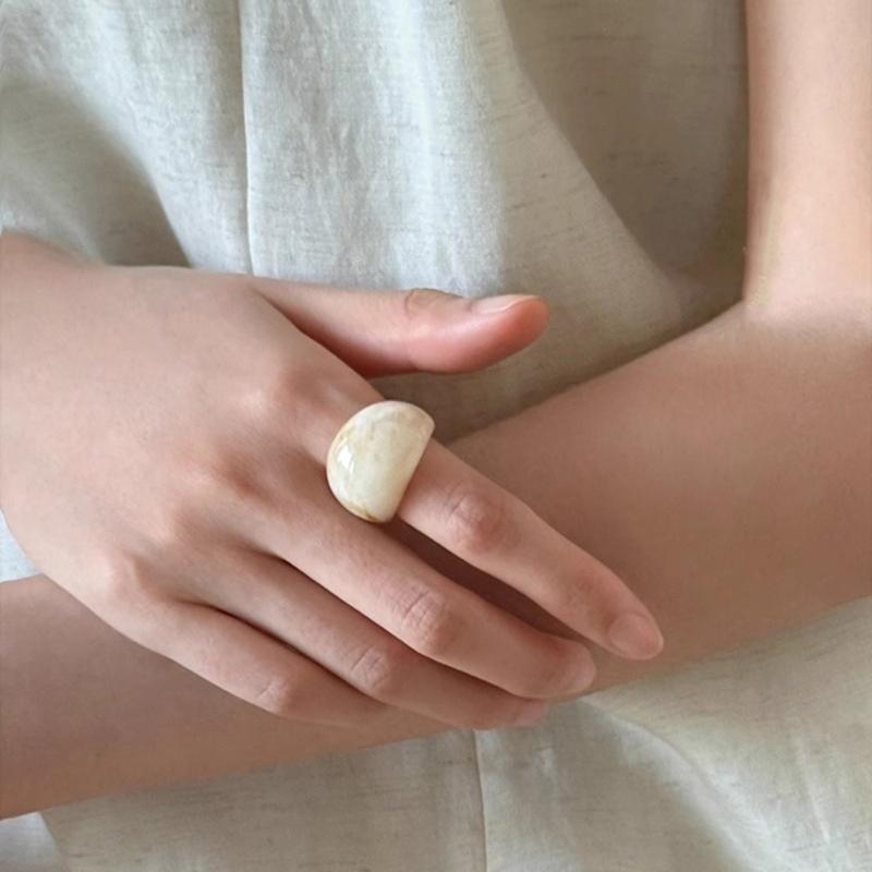Dicke Stapelbare Kuppel Harzringe Bunte Dicke Kuppel Acrylharzringe Trendige Stapelbare Ringe Schmuck Geschenk