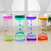 Liquid Motion Bubbler Oil Hourglass Eye-catching Exquisite Attractive Acrylic Ornament Sensory Toy Office Use