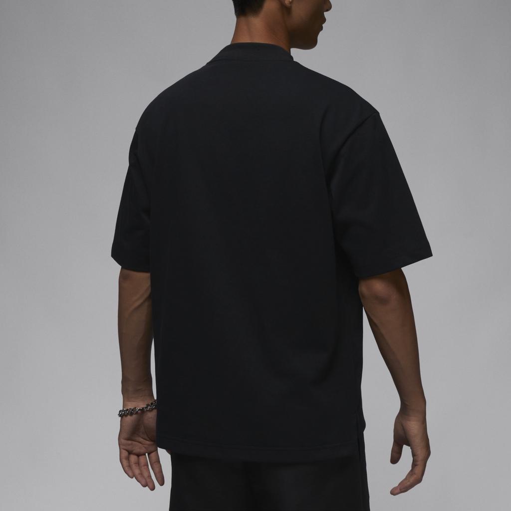 Trophy Room X Jordan SS24 American Vintage Logo Print Crew Neck Short Sleeve T-Shirt Men Tops Black FQ3845-010