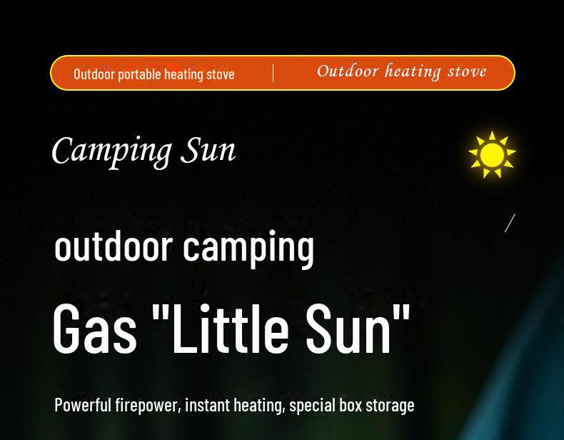 Portable Outdoor Heater: Mini Sun Stove for Camping and Tent Heating