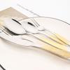 30Pcs Fashion Golden Dinnerware Set High Quality Stainless Steel Cutlery Set Dinner Knife Fork Silverware Flatware Set