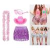 Bride Cowgirl Hat Scarf Bachelorettes Party Costume Set Female Accessories