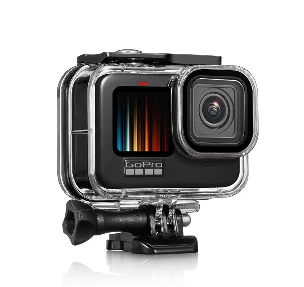 Waterproof Case for GoPro Hero 9/10/11, 60M/197FT Dive Housing Underwater Protective Cover, Replacement Diving Shell for GoPro 9 10 11 Accessories