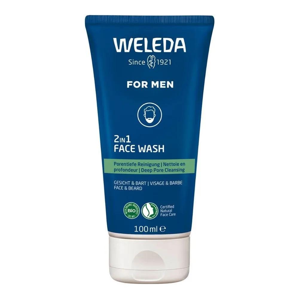 Weleda For Men 2-in-1 Face Wash Gel 100ml