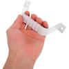 Gutter Downspout Strap: Downspout Adapter Gutter Downspout Strap Aluminum Alloy Downspout Adapter Strap for 2x3 inch Leader Strap,6pcs