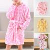 Useful Girls Bathrobe Cardigan Sleep Comfortable Coral Fleece