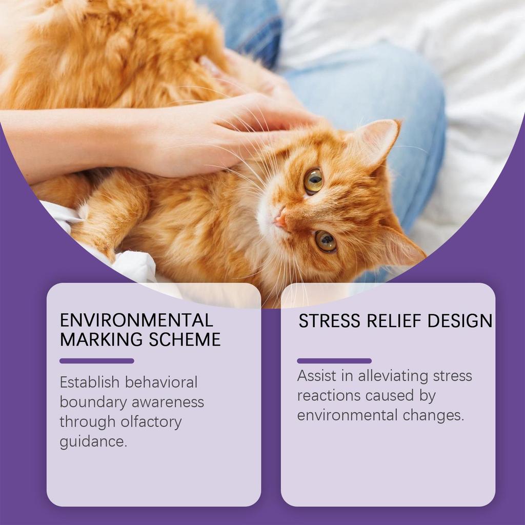 YEGBONG Cat Calming Spray: Anti-Scratch & Anti-Urine Gentle Care