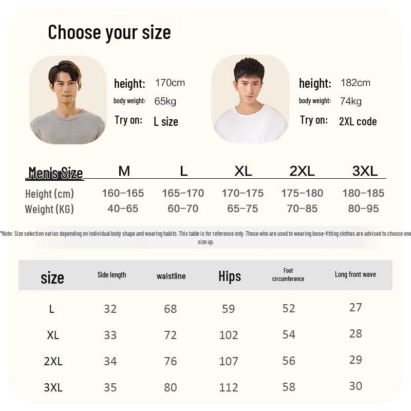 Yiershuang Men's 100% Cotton Boxer Shorts 3-Pack